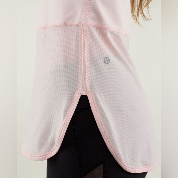 Lululemon Ride Inside Tank Light Pretty Pink Size 6 - Picture 7 of 9